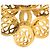 Chanel Coco Mark Vintage Brosche Golden - Ansicht 3