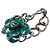 Bracciale a catena Chanel Coco Mark Camellia Verde