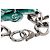 Bracciale a catena Chanel Coco Mark Camellia Verde - vista 5