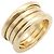 Bulgari Anello Bvlgari B-zero1 in oro giallo 18K D'oro