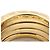 Bulgari Anello Bvlgari B-zero1 in oro giallo 18K D'oro - vista 4
