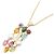 Collana Bvlgari Bulgari Allegra con diamanti multicolore Giallo
