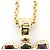 Collana Bvlgari Bulgari Allegra con diamanti multicolore Giallo - vista 4