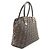 Borsa Fendi Zucca marrone e nera in pelle e tela Nero - vista 2