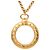 Pendente Lente d'Ingrandimento Chanel Vintage Coco Mark con Collana a Catena D'oro - vista 2