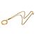 Pendente Lente d'Ingrandimento Chanel Vintage Coco Mark con Collana a Catena D'oro - vista 3