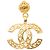 Collana a catena Chanel Vintage Coco Mark D'oro