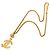 Collana a catena Chanel Vintage Coco Mark D'oro - vista 3