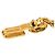 Collana a catena Chanel Vintage Coco Mark D'oro - vista 5
