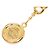 Cintura a catena Chanel Vintage placcata oro D'oro - vista 2
