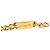 Cintura a catena Chanel Vintage placcata oro D'oro - vista 5
