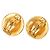 Timeless Orecchini a clip Chanel Vintage Coco Mark D'oro - vista 2