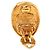 Timeless Orecchini a clip Chanel Vintage Coco Mark D'oro - vista 3