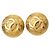 Orecchini a clip Chanel Vintage Coco Mark D'oro