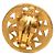 Orecchini a clip Chanel Vintage Coco Mark D'oro - vista 3