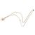 Collana Chanel Vintage Camellia Coco Mark Rosa D'oro - vista 4