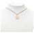 Collana Chanel Vintage Camellia Coco Mark Rosa D'oro - vista 5