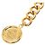 Cambon Cintura a catena Chanel placcata oro D'oro - vista 2