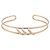 Bracciale rigido Trinity Cartier Argento D'oro