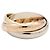 Anello Trinity di Cartier in Oro 18K Argento D'oro