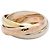 Anello Cartier Trinity in oro giallo bianco e rosa Argento D'oro