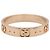 Anello Gucci Icon Slim in oro rosa 18K D'oro - vista 3