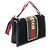 Borsa a tracolla 2 vie Gucci Sylvie Sherry Line GG Pattern Nero Multicolore - vista 2