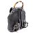 Zaino/Borsa Gucci Bamboo in pelle nera Nero - vista 2