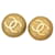Orecchini Chanel Vintage Coco Mark D'oro  - vista 1