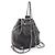 Zaino/Borsa a coulisse Chanel Coco Mark Small Nero - vista 2