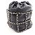 Borsa a tracolla con coulisse Chanel Coco Mark Nero - vista 2