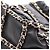 Borsa a tracolla con coulisse Chanel Coco Mark Nero - vista 6