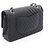 Borsa a Spalla Chanel Chevron V-stitch Double Flap Nero - vista 2