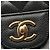 Timeless Borsa a Spalla Chanel Large Matelassé Classic Double Flap Nero - vista 9