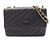 Timeless Borsa a tracolla Chanel Bias Stitch Coco Mark Nero