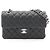 Borsa a tracolla Chanel Matelassé Double Flap Nero