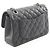 Borsa a tracolla Chanel Matelassé Double Flap Nero - vista 2