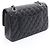 Borsa Chanel Matelassé Double Flap Nero - vista 2