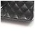 Borsa a tracolla Chanel Matelassé Double Flap Nero - vista 6