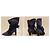 Isabel Marant Navy Blau Wildleder Stiefeletten mit Seildetails - Ansicht 3