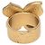 Chanel Coco Mark Flower Motif Ring Schwarz Golden - Ansicht 3