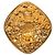 Chanel Coco Mark Diamant Motiv Clip-Ohrringe Golden - Ansicht 3
