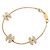 Bracciale charm Chanel Coco Mark placcato oro D'oro - vista 2