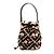 Borsa Fendi Zucca Montresor Mini Nero Beige