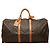 Borsa Boston Louis Vuitton Monogram Keepall 55 Marrone