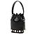 Borsa Fendi Mini Montresor Nero - vista 2
