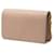 Saffiano Borsa a tracolla con catena e placca con logo Triangle di Prada Beige - vista 2