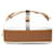 Borsa a tracolla in Tessuto con placca logo Triangle Prada Bianco - vista 3