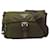 Borsa a tracolla con placca logo Triangle Prada Verde Cachi  - vista 1