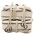Borsa a Spalla Bottega Veneta Intrecciato Bianco Crudo - vista 3